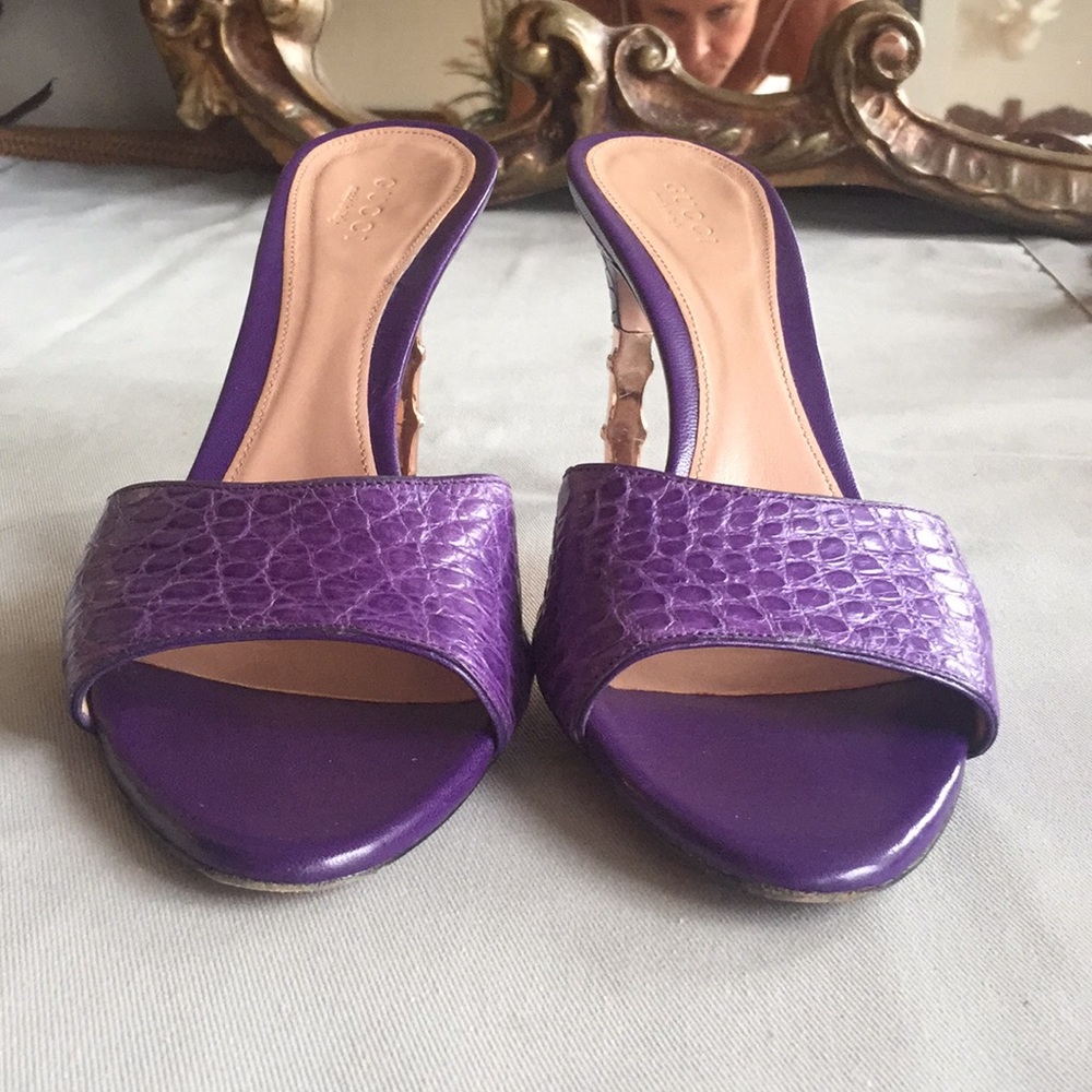 Tom Ford's Last Gucci Runway Purple Crocodile - Picture 2 of 8